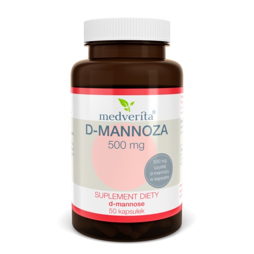 D-MANNOZA 500 mg - 50 kapsułek | układ moczowy