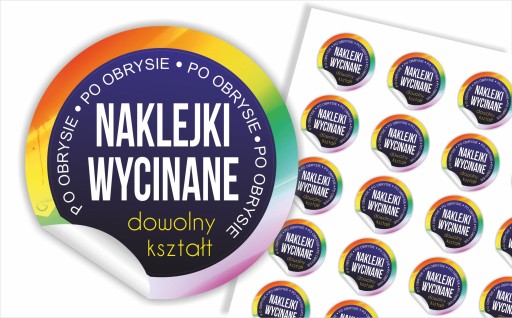 Naklejki samoprzylepne reklamowe, etykiety reklama