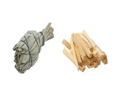 BIAŁA SZAŁWIA PĘCZEK + PALO SANTO 50g KADZIDŁA