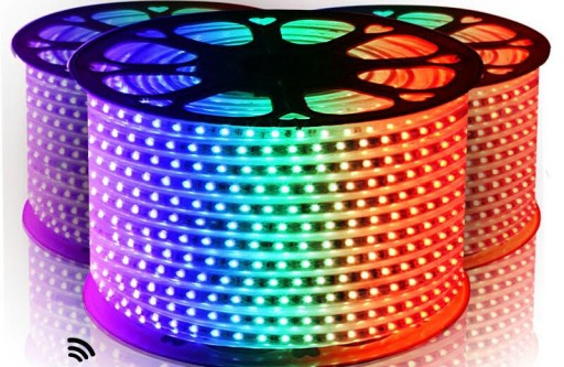 TAŚMA WĄŻ LED RGB 230V BEZ ZASILACZA 5050 16 Kolor