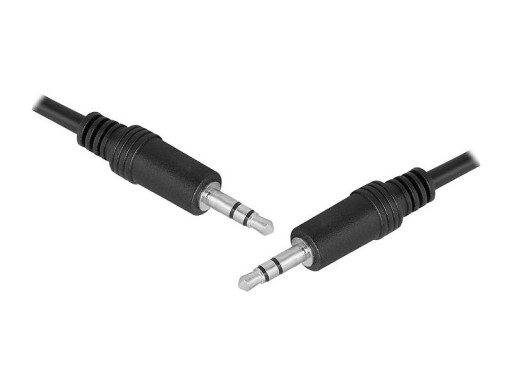 KABEL AUX AUDIO MINI JACK 3,5 wtyk-wtyk 5m HQ!