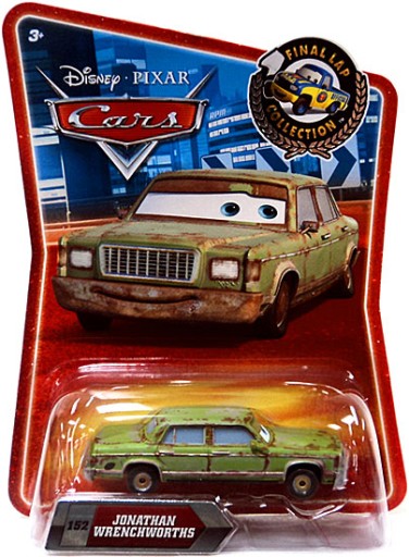 JONATHAN WRENCHWORTHS Cars Auta FINAL LAP Mattel