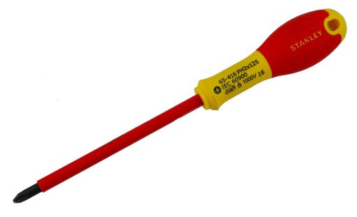 STANLEY wkrętak elektryczny 1000V krzyżak PH 0x75
