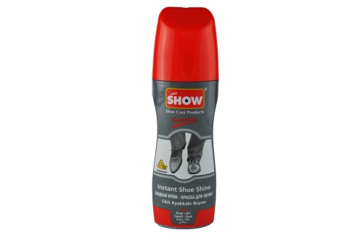 SHOW Renowator w płynie do obuwia butów skór 75ml szary