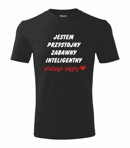 Koszulka na walentynki dla chłopaka mąż facet L