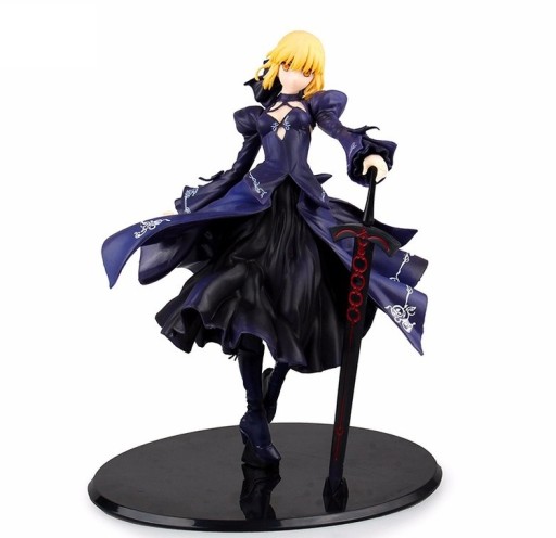 FIGURKA ANIME Saber Fate Stay Night BLACK 25 CM