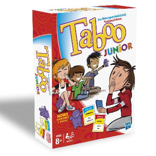 GRA TABOO JUNIOR HASBRO 14334 POLSKA WERSJA