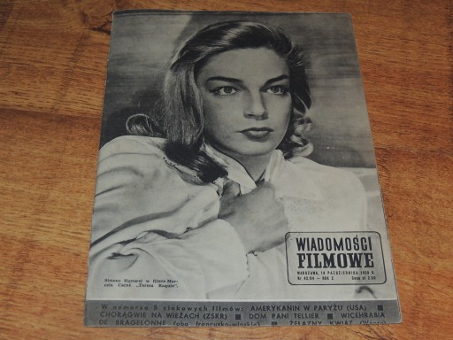 WIADOMOŚCI FILMOWE 42/1959 Kawalerowicz, Signoret