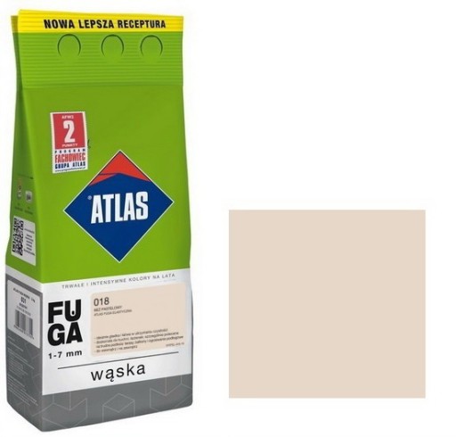 Fuga elastyczna Atlas fuga beż pastelowy 2 kg (018)