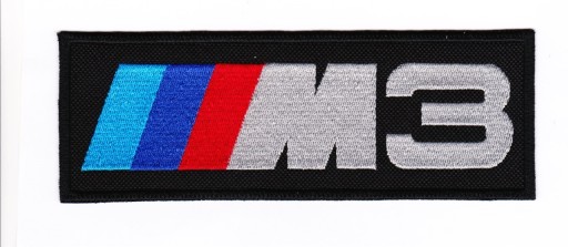 VAR naszywka BMW M3 M POWER 17 X 6 CM