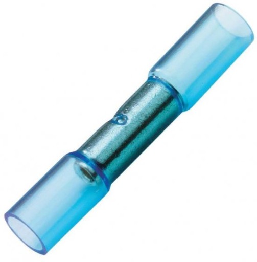 ŁĄCZNIK 1,5-2,5mm rurka termokurczliwa klej niebieski (2686)