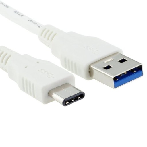 Kabel USB 3.1 USB-C typ C do USB 3.0 1M BIAŁY