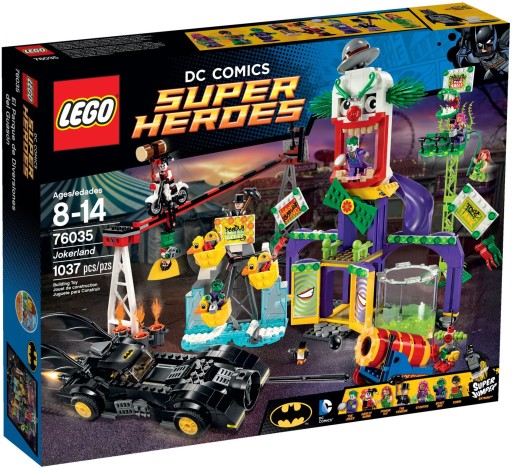 lego BATMAN 76035 JOKERLAND ROBIN PINGWIN STARFIRE