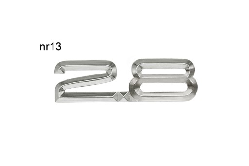 ZNACZEK logo emblemat audi 2.8 A6 A8 80 100 nr13