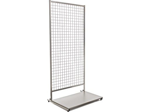 PARAWAN JEDNOSTRONNY Z PÓŁKĄ KRATA 80x180 h1