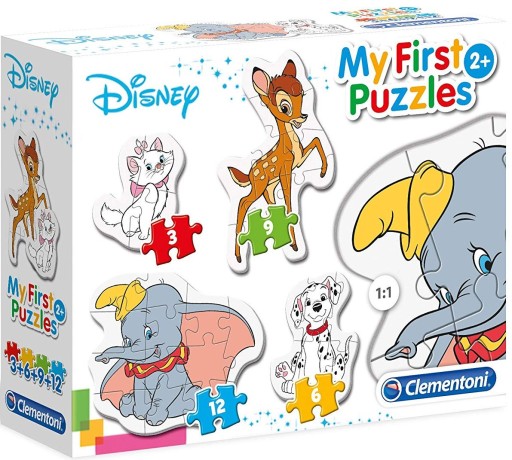 Clementoni Moje Pierwsze Puzzle 3-6-9-12 Disney