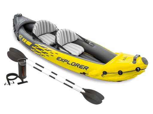 KAJAK EXPLORER K2 WIOSŁA POMPKA 2os. INTEX 68307