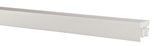Szyna sufitowa PCV dwutorowa 180 cm kpl + OSŁONA