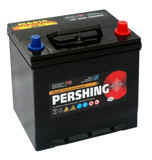 Akumulator PERSHING JAP 12V 60Ah 600A HERMETYK