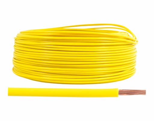 PRZEWÓD SAMOCHODOWY LINKA LGY 1x1mm ŻÓŁTY 750V