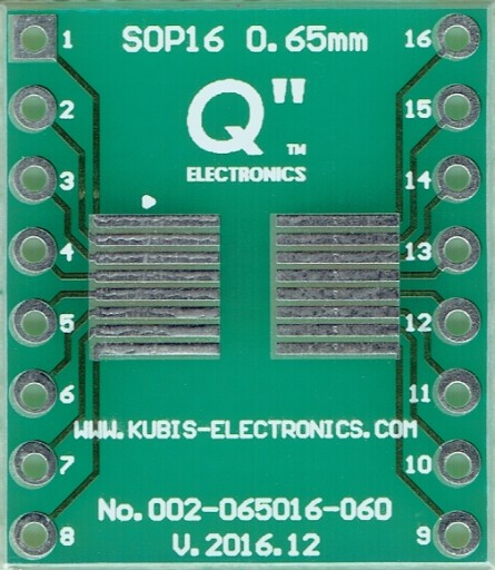 TSSOP16,SSOP16,LSSOP16 0.65mm na DIP 0.6