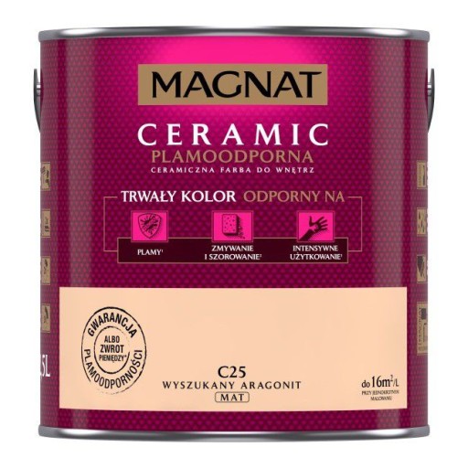 MAGNAT Ceramic farba 5L C25 WYSZUKANY ARAGONIT