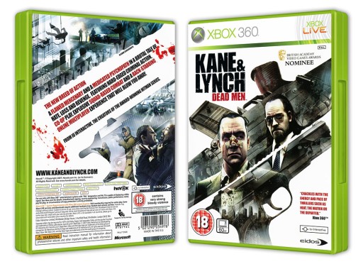 KANE & LYNCH DEAD MEN NOWA XBOX360