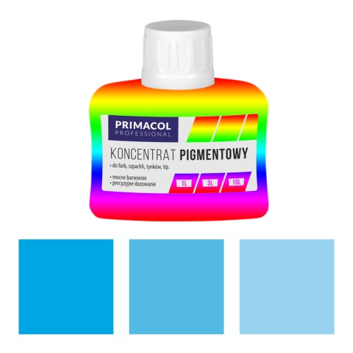 Koncentrat Pigment do Farb i Tynków 80ml niebieski