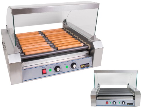 ROLKOWY PODGRZEWACZ DO PAROWEK HOT-DOG GRILL