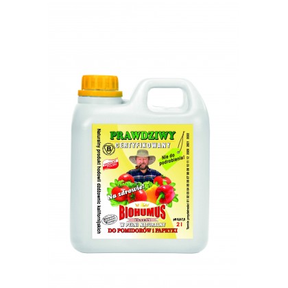 BIOHUMUS EXTRA DO POMIDORÓW I PAPRYKI- 2L