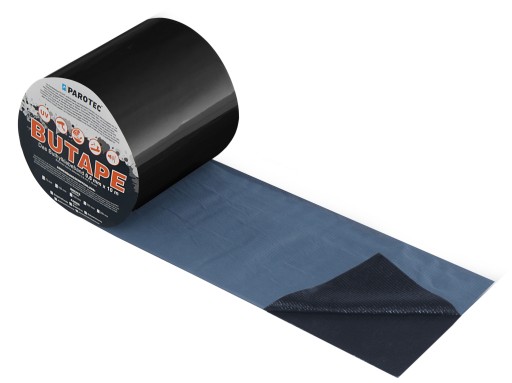 PAROTEC BUTAPE TAŚMA DEKARSKA BUTYLOWA 75MM X 10MB CZARNY RAL 9005
