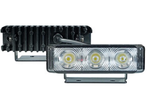 Solidna LAMPA LED pomarańczowa stroboskop 12V 24V