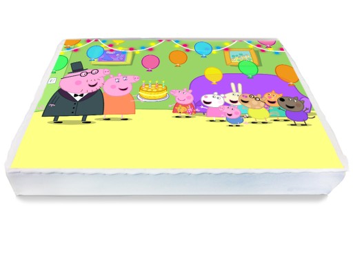 OPŁATEK NA TORT A4 Świnka Peppa PIG GRUBY 0,5mm