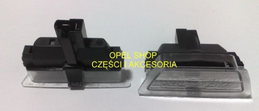 Света gm освещение знака, таблицы  rej. opel astra ii/g1 - фото