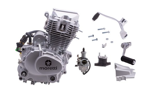 Двигатель 150 cc junak romet k125 zk50 crs50 moretti zetka benzer zipp 13km1 - фото