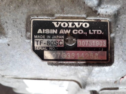Коробка автомобилей volvo s80/v70 tf-80sc 2,5t 312562041 - фото