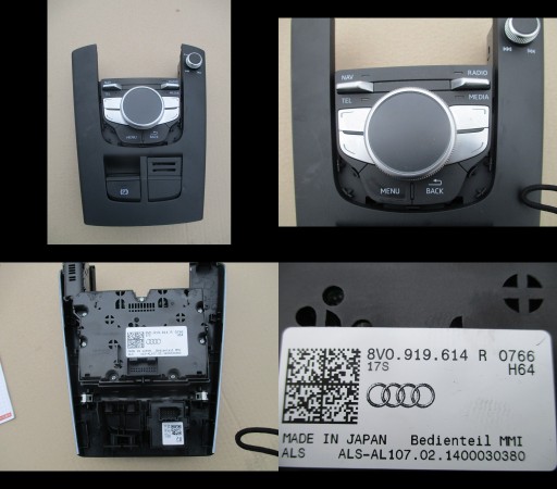 Panel switch MMI Audi A3 8V0 8V0919614R