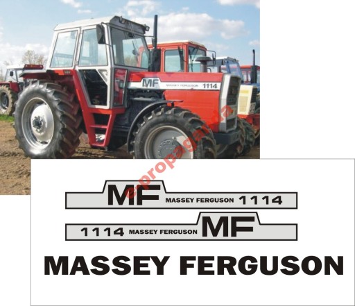 MASSEY FERGUSON 1114 наклейки наклейка