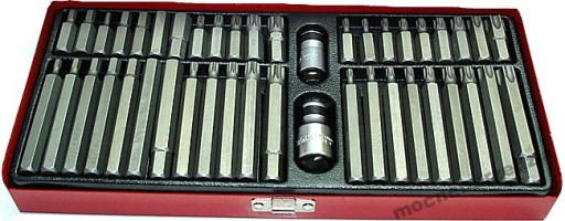 Набір біт TORX HEX SPLINE 44шт. Кінг Тоні