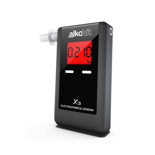 Алкотестер Alkoit X3 в алюминиевом корпусе SENSOR