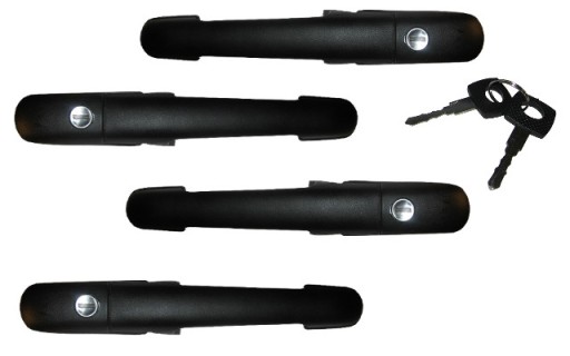 #0460 - КОМПЛЕКТ ЗАМКОВ ДВЕРНОЙ РУЧКИ В СБОРЕ VW LT 28 35 46