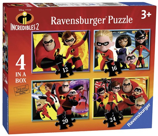 Ravensburger Puzzle I Nie Ma Mocni Incredibles 4w1 7636739823 Allegro Pl