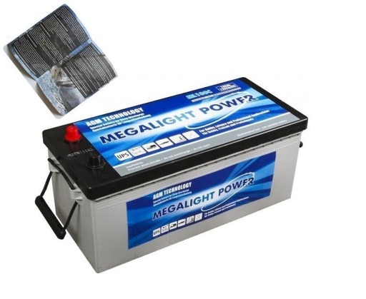 MON140 - Акумулятор AGM MEGALIGHT 140 Ah Camper Power