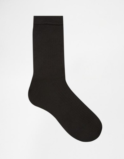 ASOS oblekové čierne ponožky viskóza