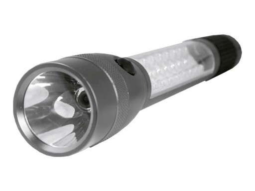 Baterka ručná LED CREE + 24 LED 90Lm Alu magnet