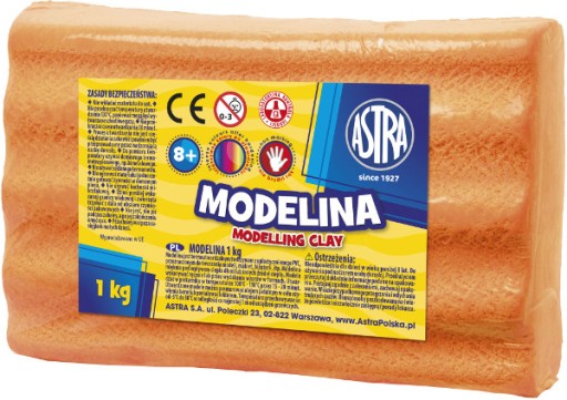 Astra Modelina 1 kg oranžová poľská