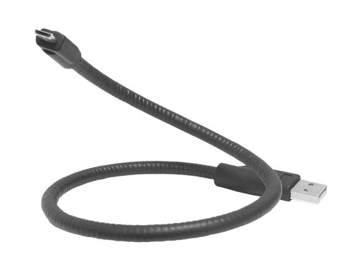 KÁBEL USB - MICRO USB 45CM &quot;TUHÝ&quot;