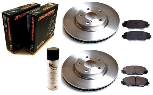 Диски колодки TOYOTA RAV 4 III, IV передня 296mm