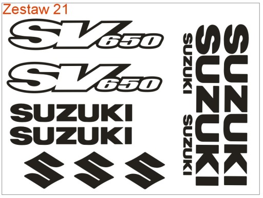 Naklejki Suzuki SV SFV 650 1000 s gladius 650s 7112347520