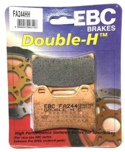 FA244HH - КОЛОДКИ ПЕРЕДНИЕ APRILIA RSV TUONO DORSODURO 750 1200